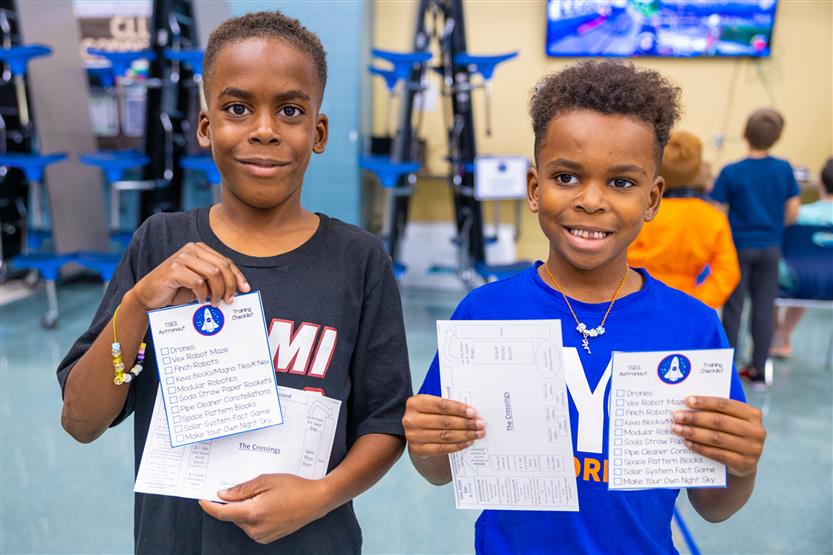 Students at Thompson's Station Elementary STREAM Night